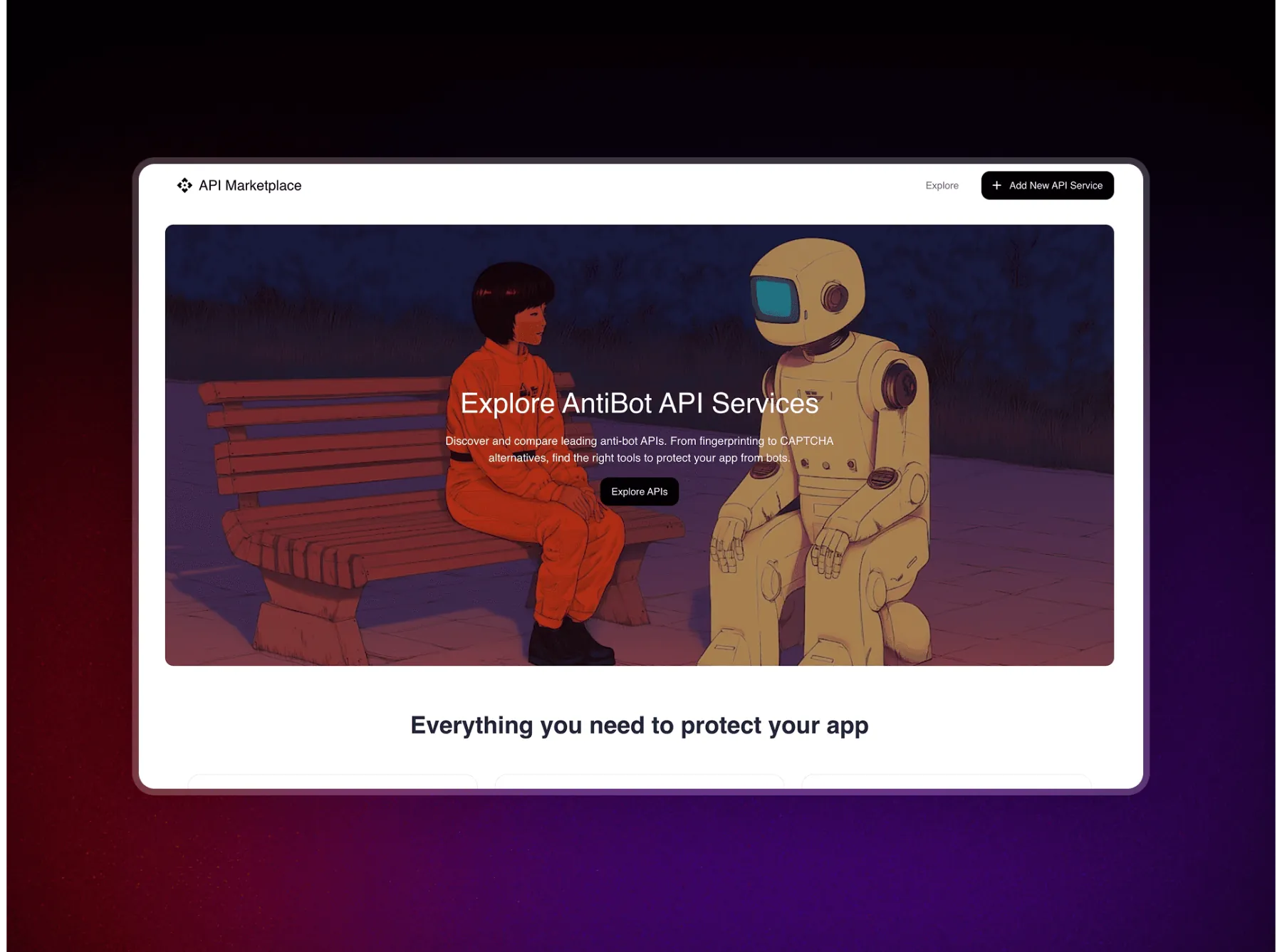 AntiBot — API Marketplace