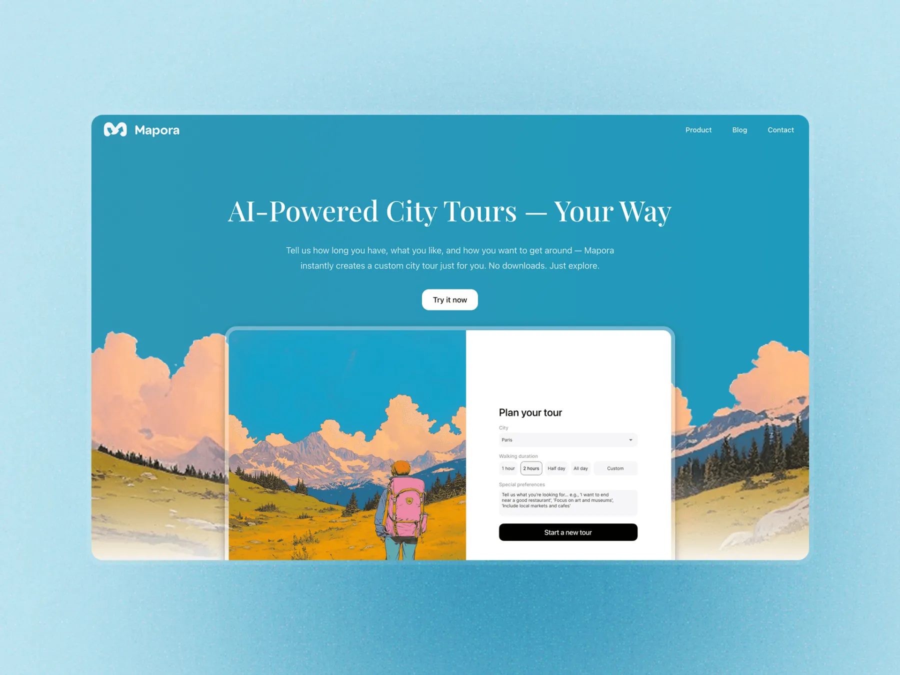Mapora — Website