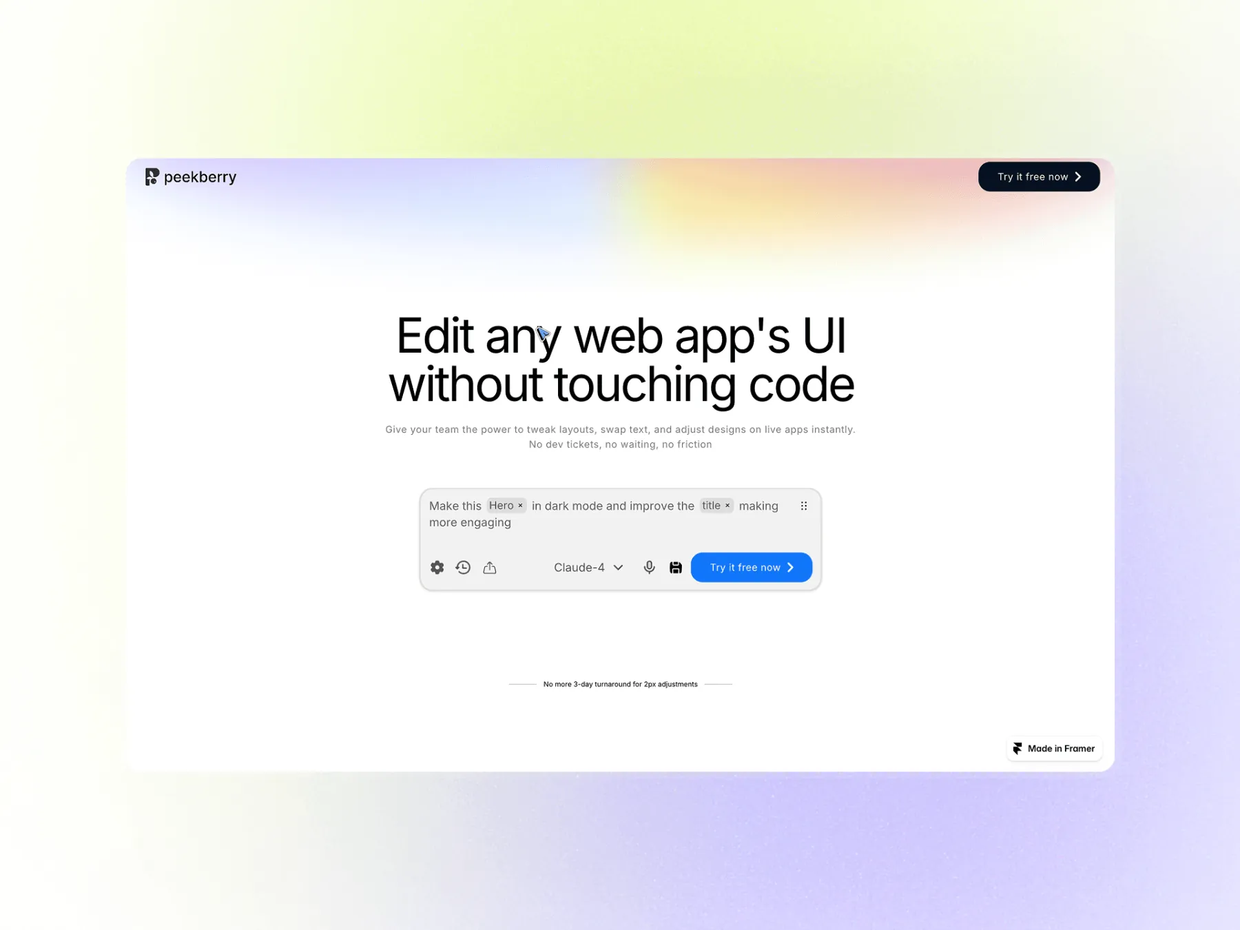 Peekberry — Website